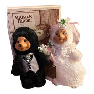 NWT RAIKES BEARS - Bride and Groom